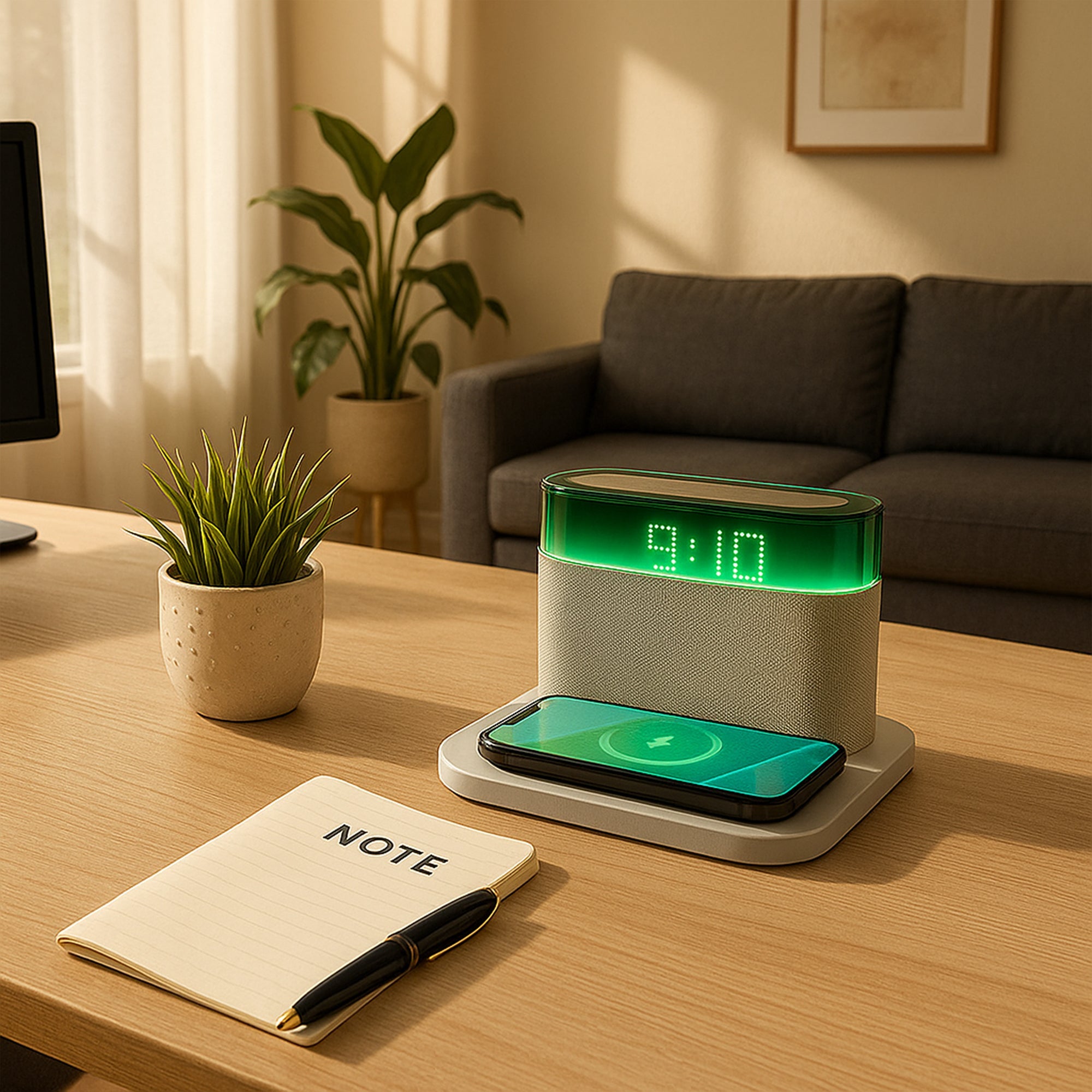 ZenWake Sound System: Detachable Speaker and Charging Dock Combo