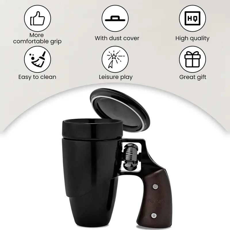 Rotatable Wooden Handle Playable Fidgets Coffee Mug