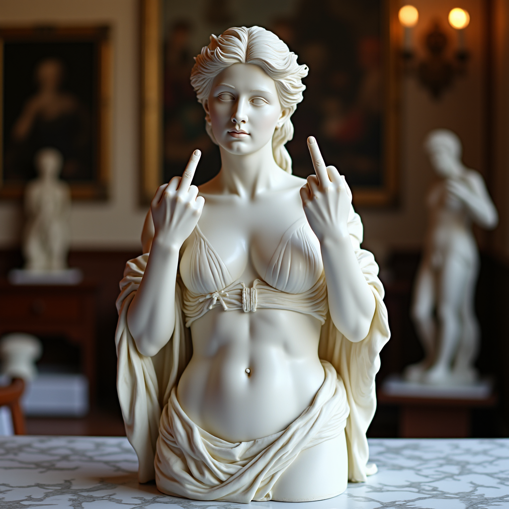 Venus with Attitude – The Original ‘Talk to the Hand’ Icon!