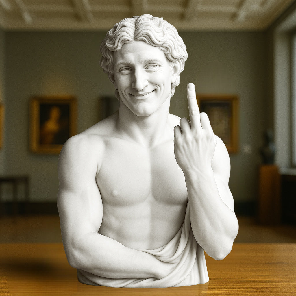 “Rebel Gods” - Busts of Apollo and Hercules