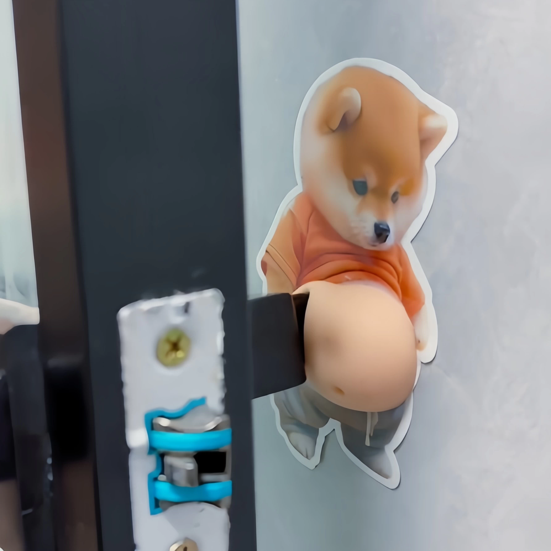 Chubby Shiba Silicone Sticker Protector